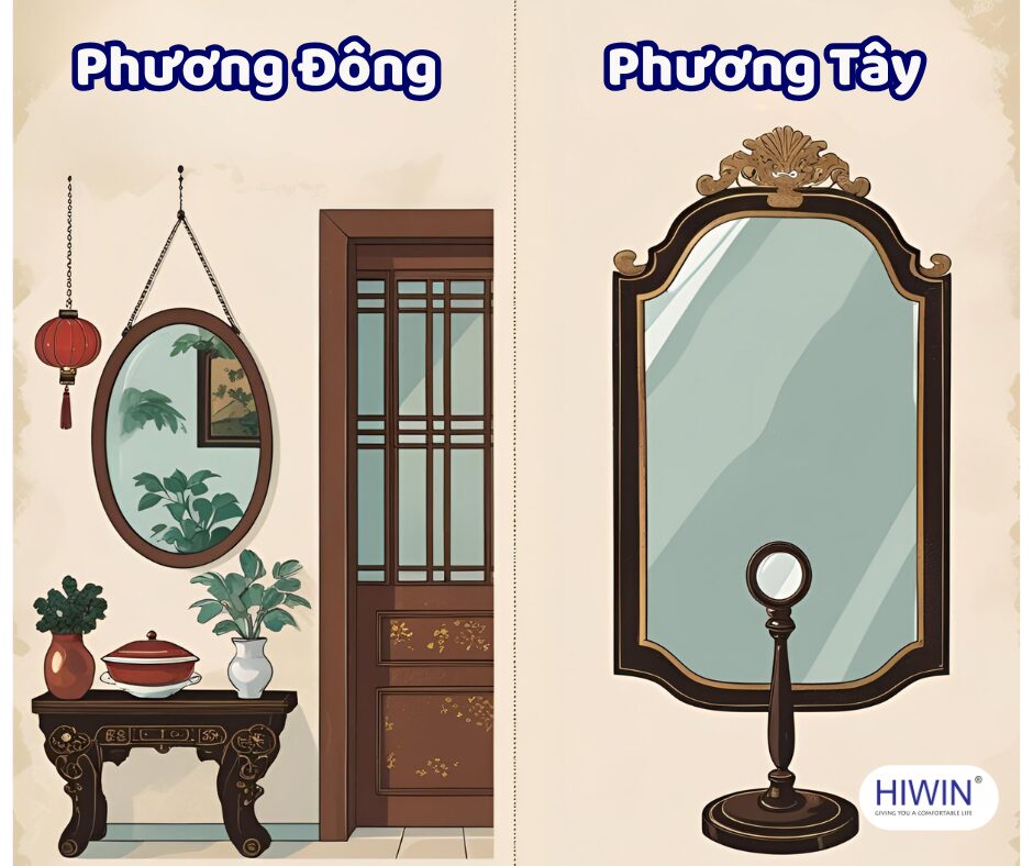 Quan niệm gương và ý nghĩa phong thủy