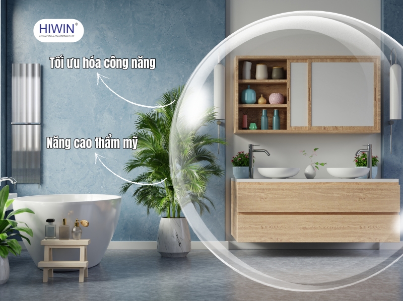 Tủ chậu lavabo có vai trò ngày càng quan trọng trong không gian phòng tắm