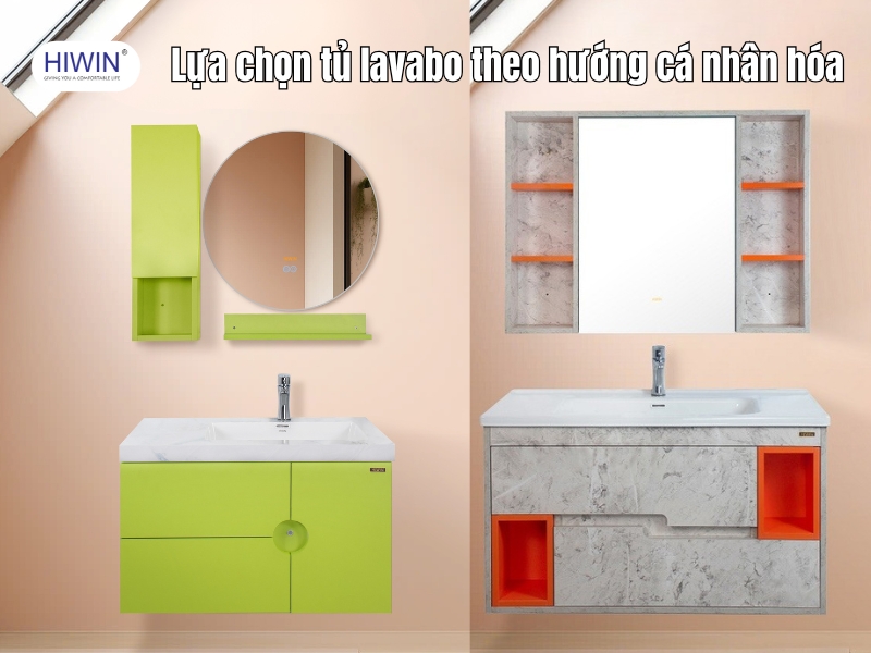 Lựa chọn tủ chậu lavabo năm 2025 theo hướng cá nhân hóa