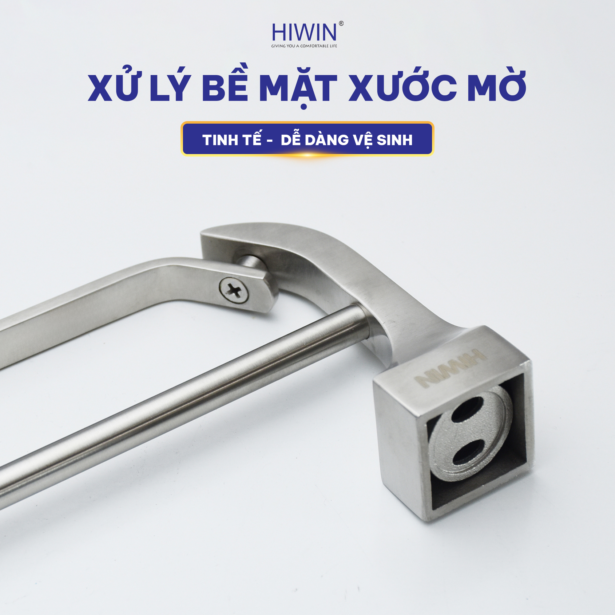 Giá treo khăn Hiwin Y-238 với bề mặt mờ xước