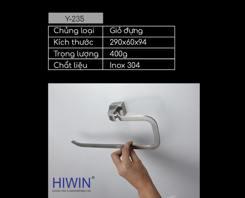 Thiết kế chữ U mở tiện dụng, dễ dàng thao tác