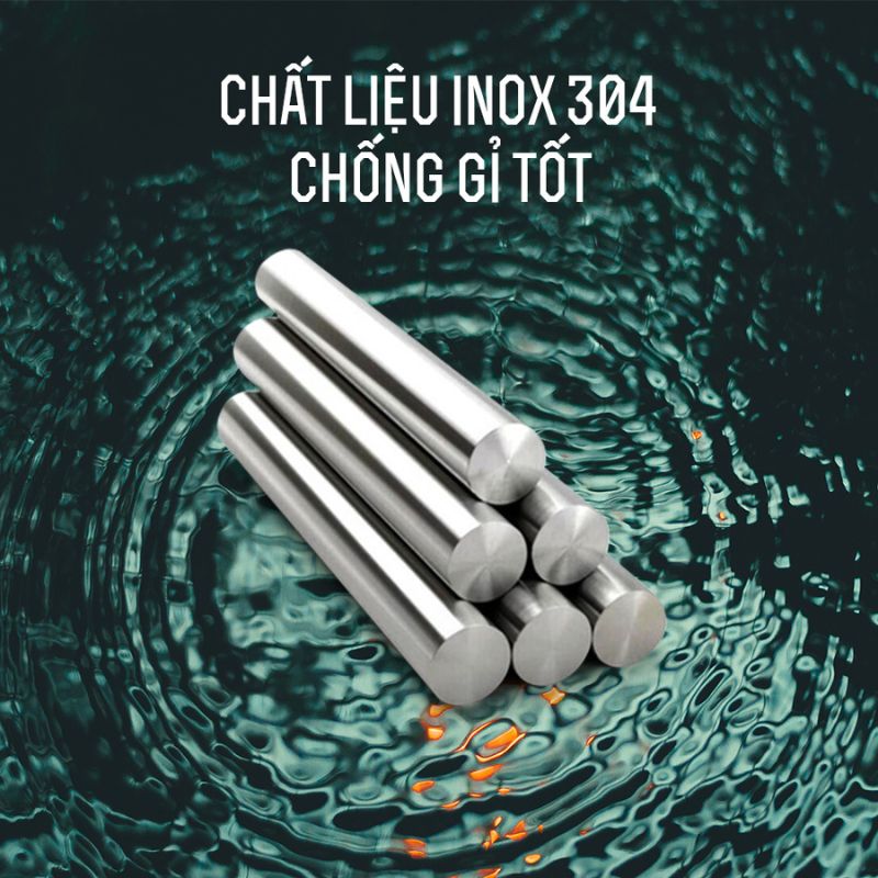 Giá treo khăn tắm Hiwin Y-540B sở hữu chất liệu inox 304 chắc chắn, bền bỉ