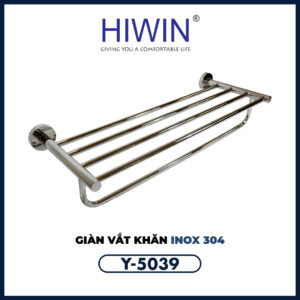 Giàn vắt khăn tắm inox Hiwin Y-5039 bền đẹp, tiện lợi