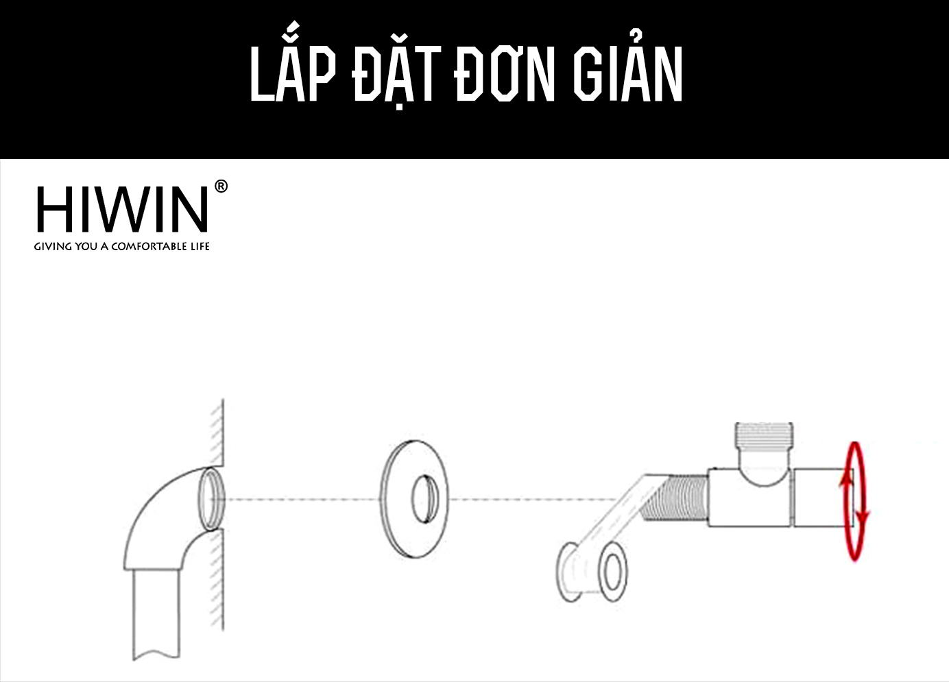 Lắp đặt van mà không cần thợ, chỉ với vài thao tác đơn giản