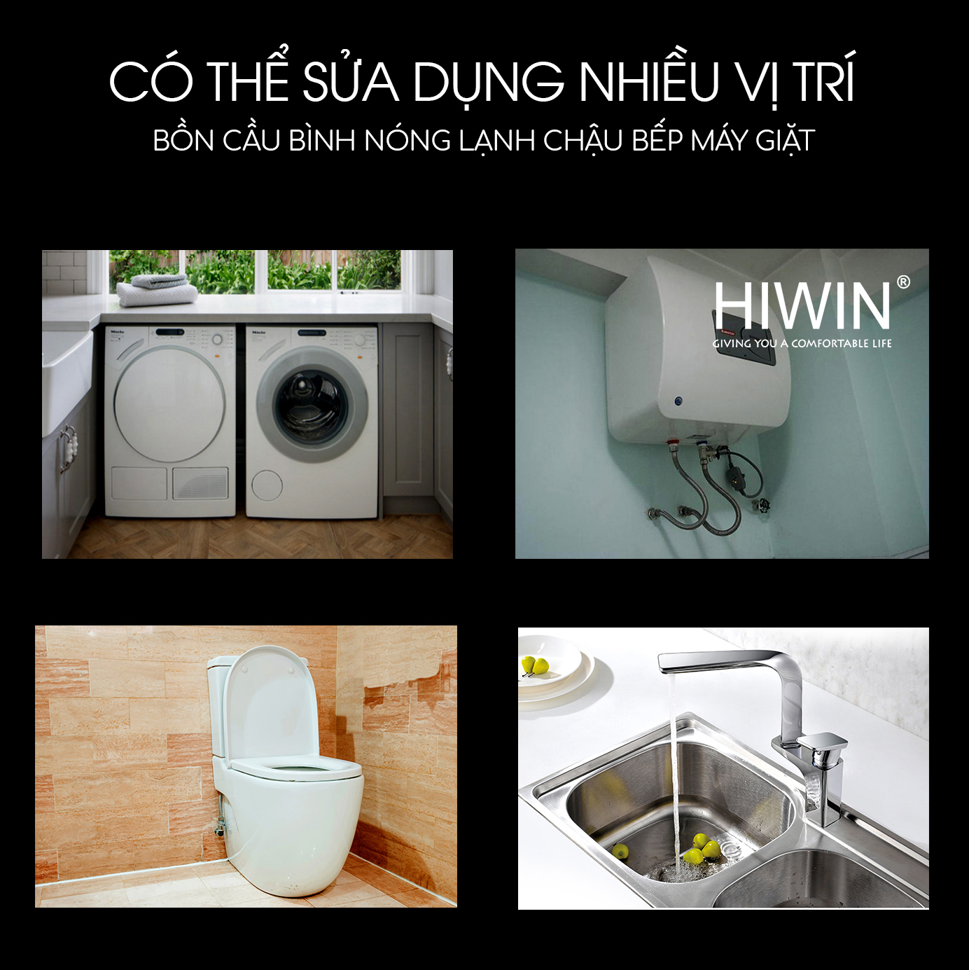 Sử dụng linh hoạt – Phù hợp với nhiều vị trí khác nhau