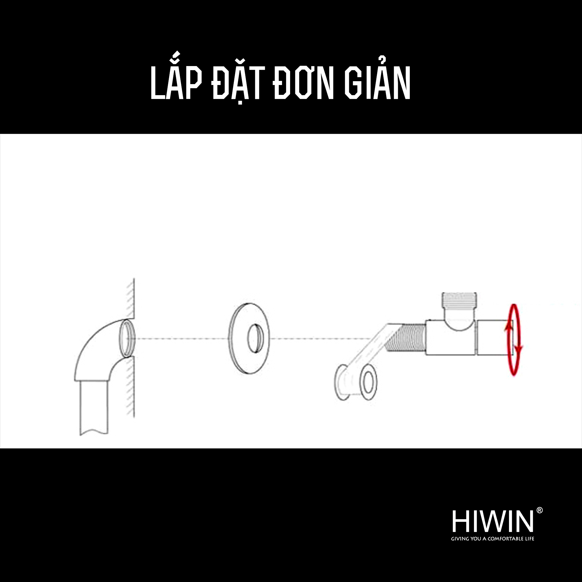 Van góc Hiwin JF-3013 không đòi hỏi kỹ thuật thi công phức tạp