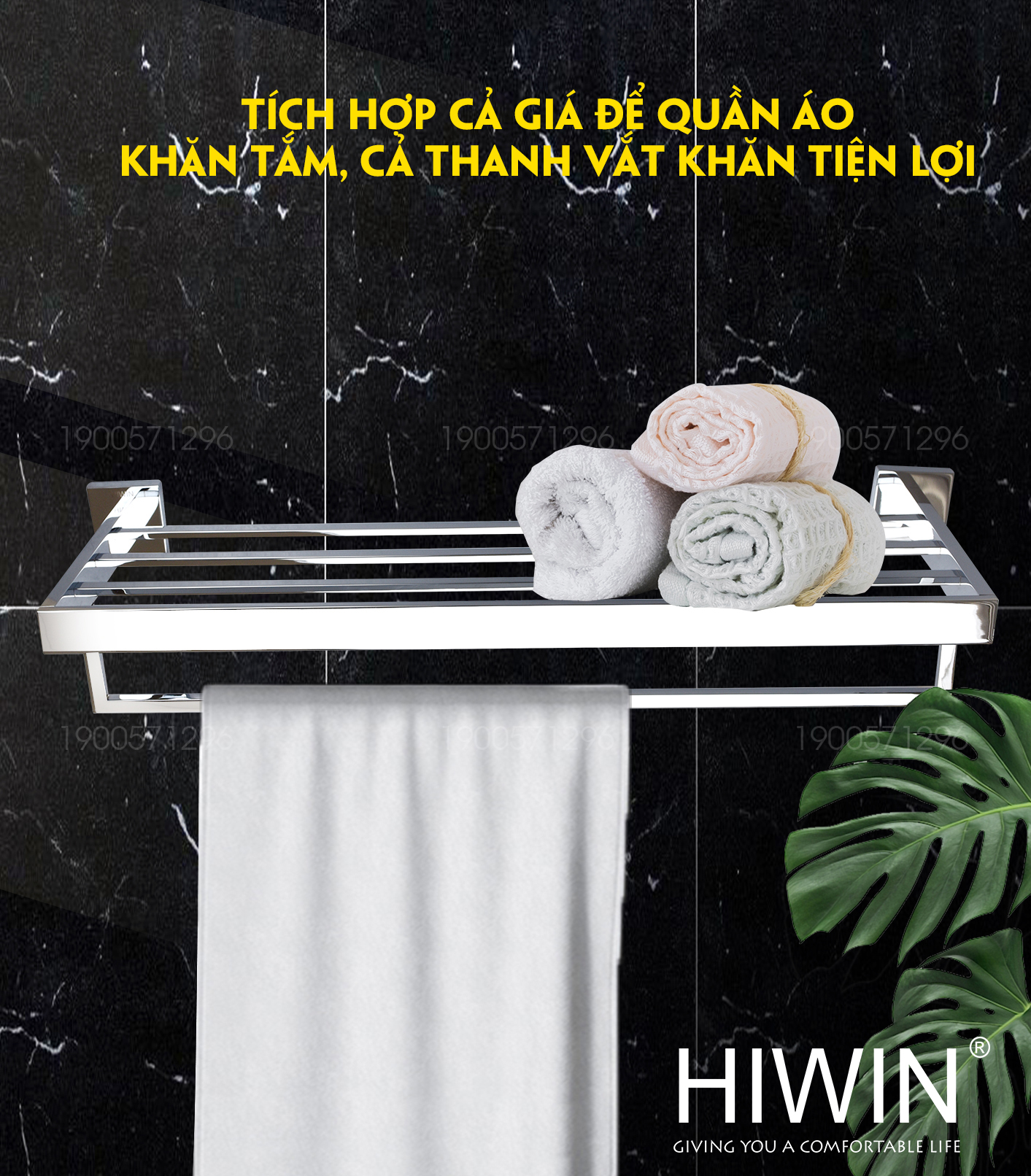 Tính năng tiện lợi của thanh vắt khăn nhà tắm Hiwin Y-9511