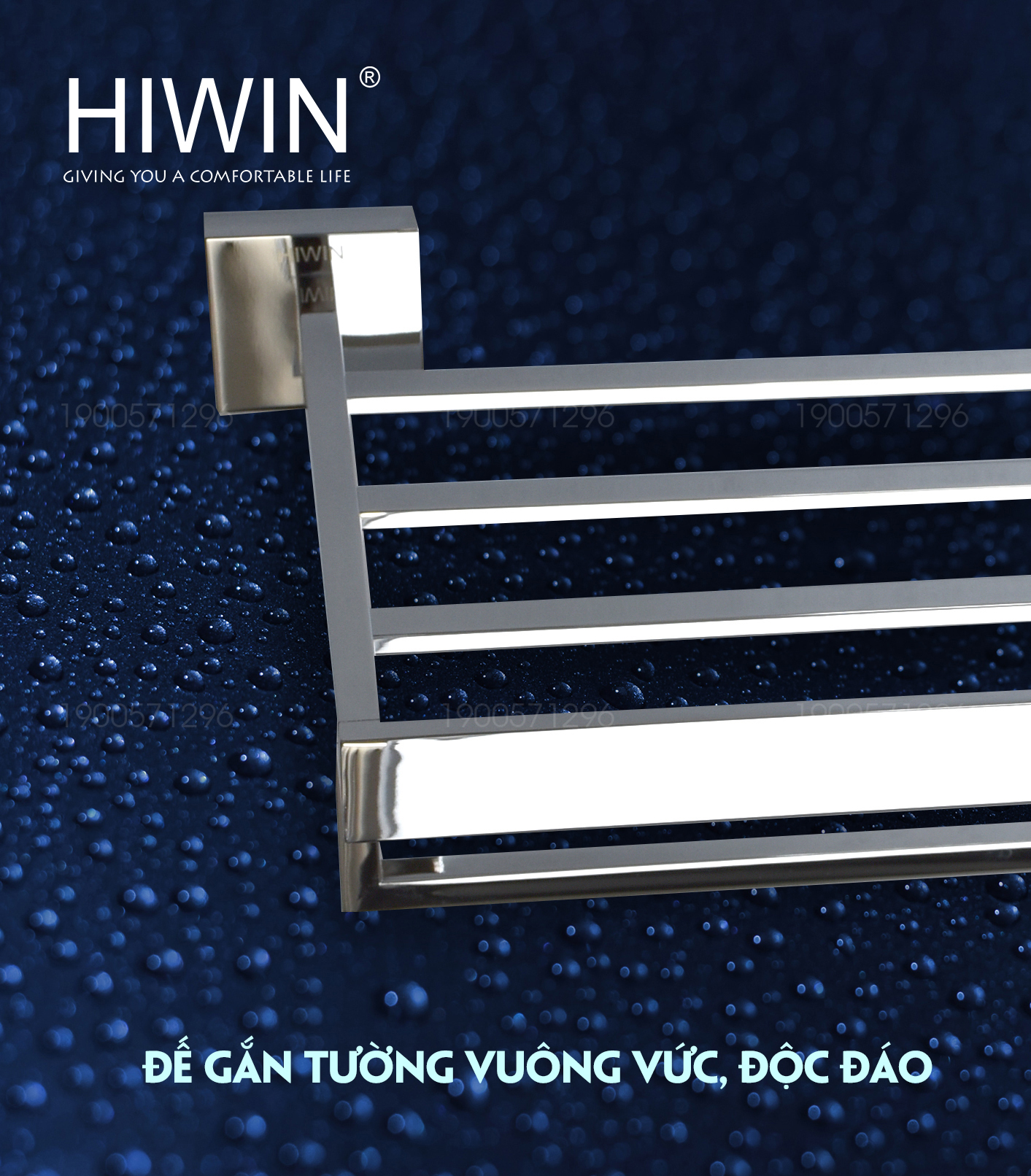 Thanh vắt khăn Hiwin Y-9511 sang trọng trong từng chi tiết
