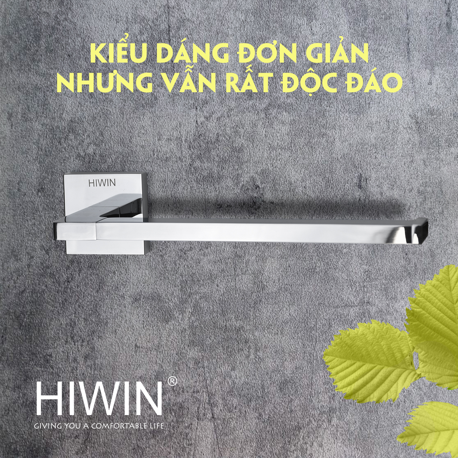 Thiết kế tinh xảo, sang trọng của vòng treo khăn Hiwin Y-1205