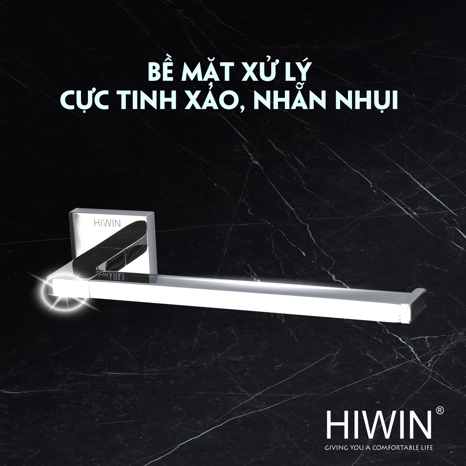 Sở hữu công nghệ xử lý bề mặt crom bóng gương, bền màu