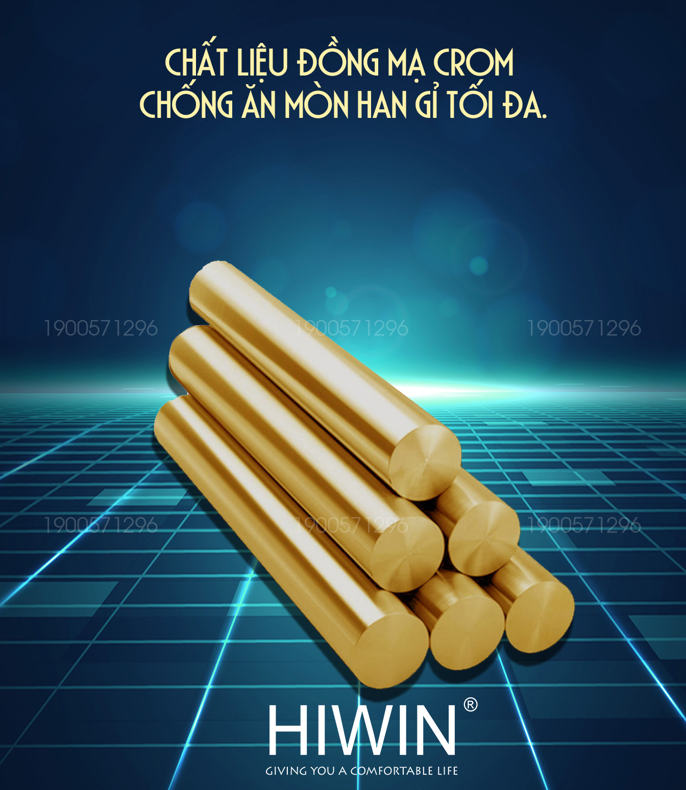 Chất liệu đồng 59 chắc chắn, bền bỉ vượt thời gian