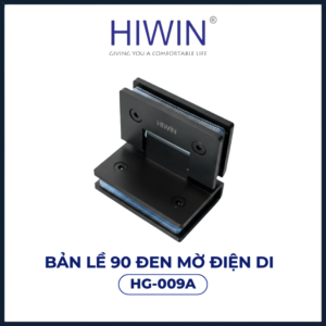 Bản lề 90 kính kính HG-009A đen mờ điện di
