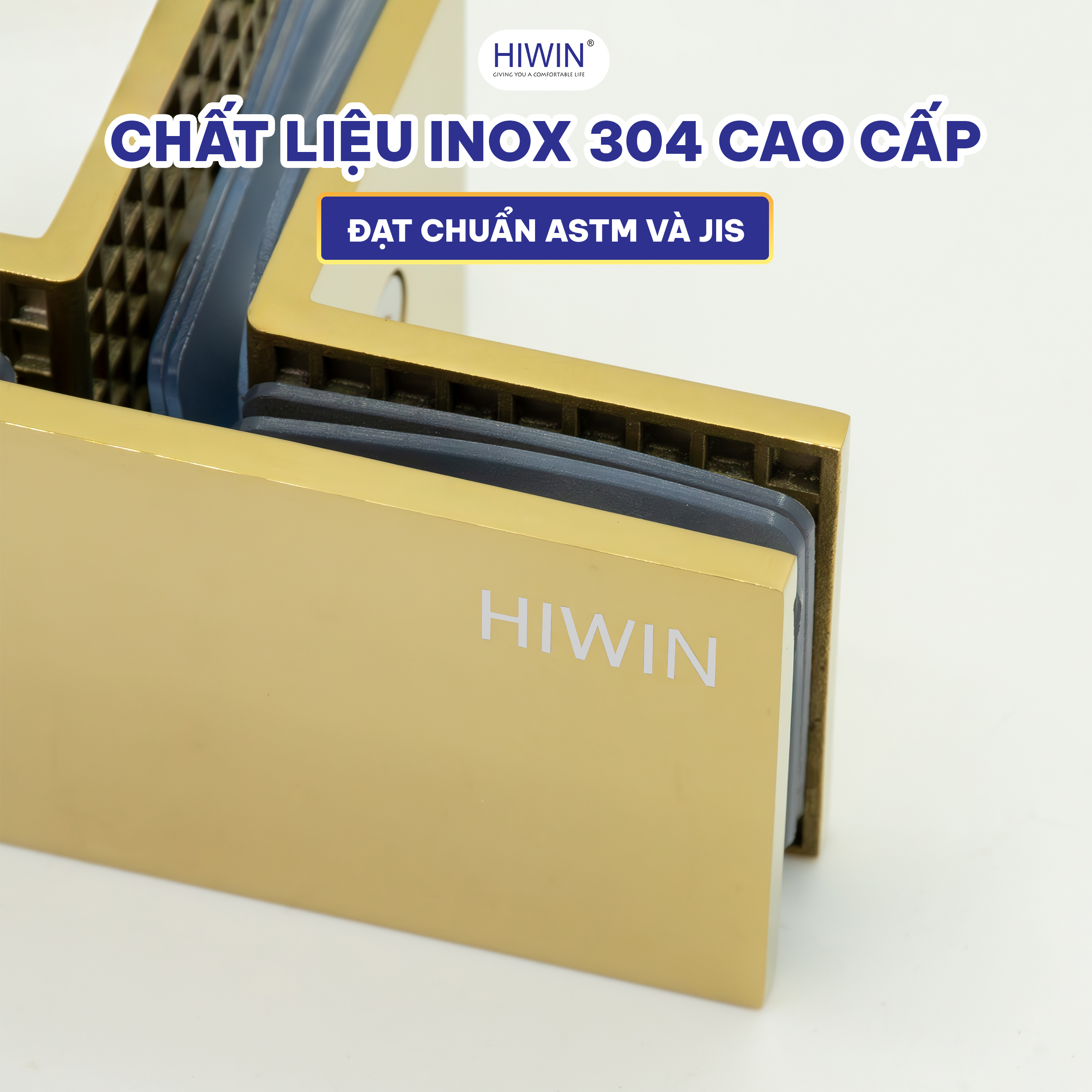 Kẹp định vị Hiwin FC-2037 mạ vàng là được sản xuất hoàn toàn từ inox 304 chuẩn ASTM