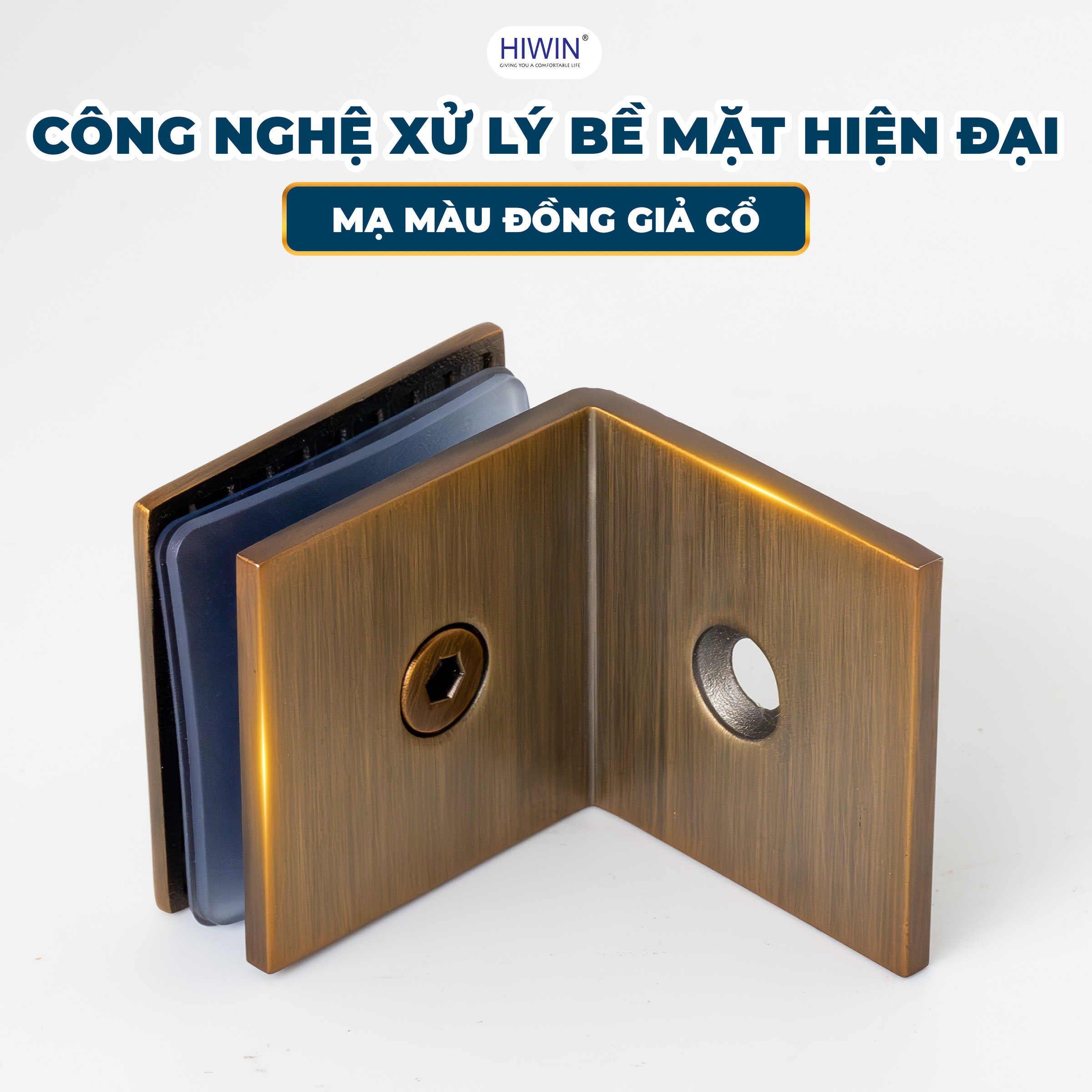 Kẹp cố định Hiwin FC-2082  màu đồng giả cổ