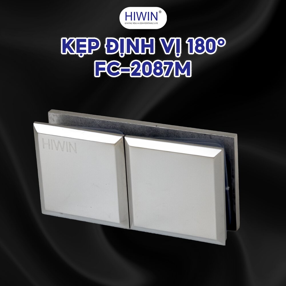 Kẹp định vị 180 độ kính kính cạnh vát Hiwin FC-2087
