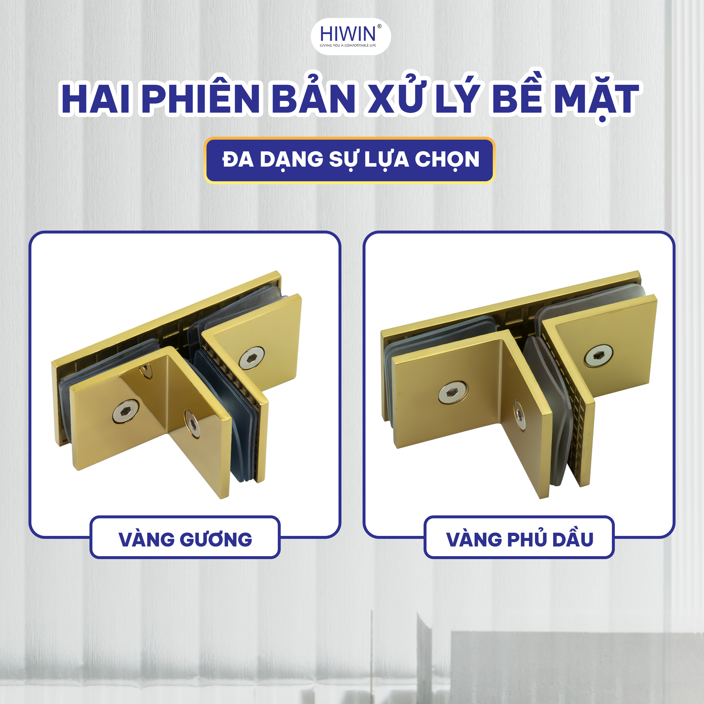 Kẹp định vị Hiwin FC-2037 mạ vàng được Hiwin phát triển với hai phiên bản