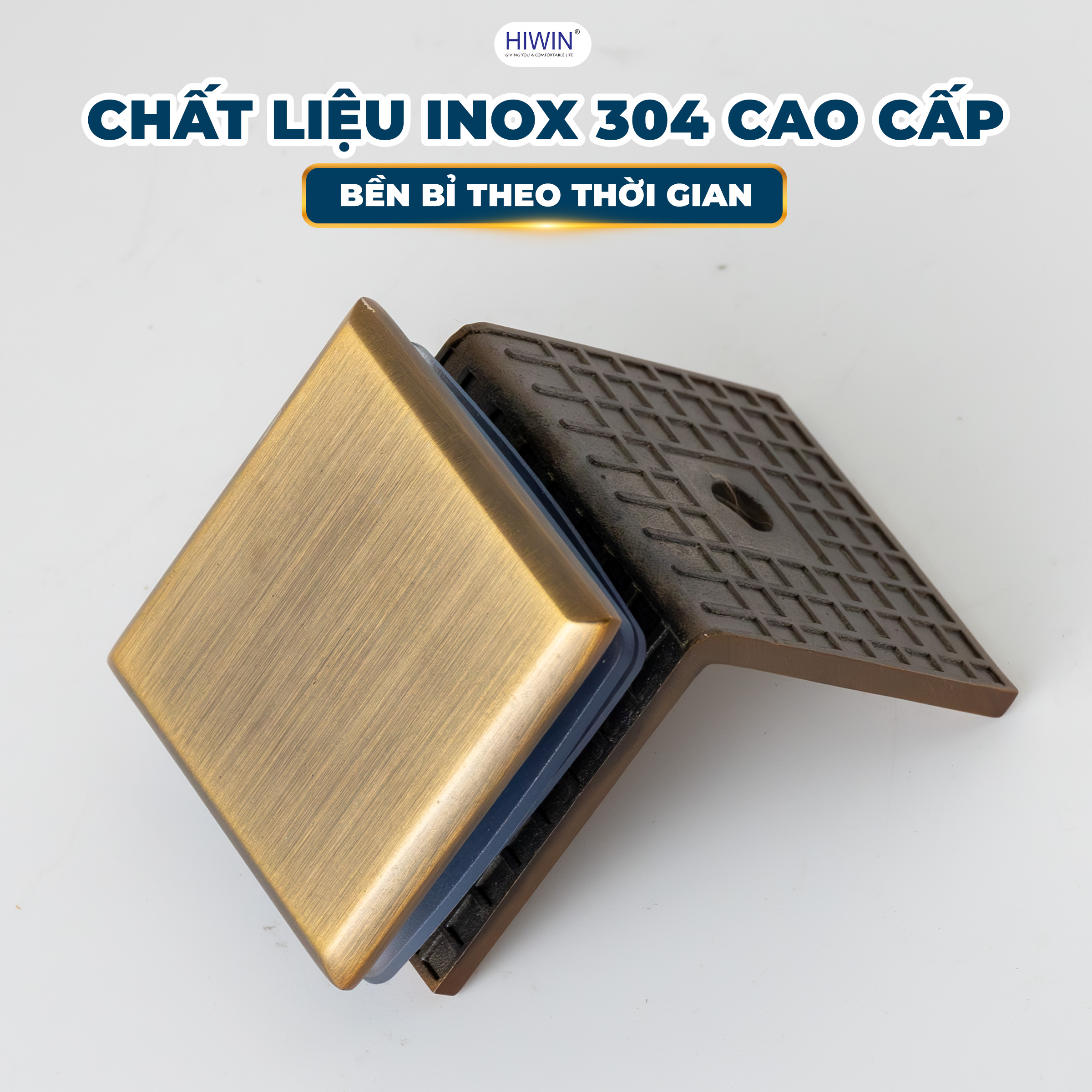 Kẹp cố định Hiwin FC-2082 được chế tạo từ inox 304 đạt chuẩn ASTM