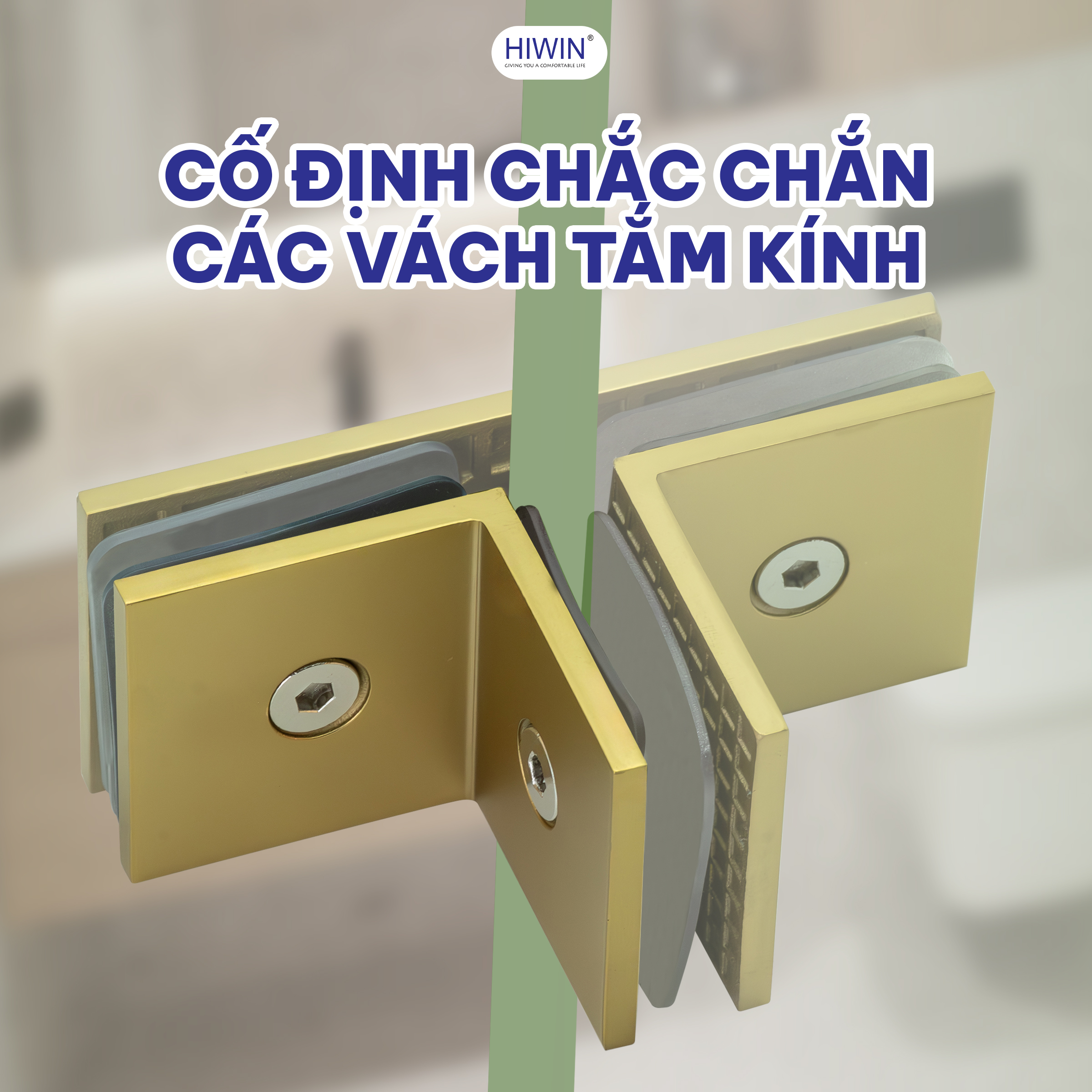 Cố định chắc chắn vách tắm kính – Tăng độ ổn định cho hệ thống