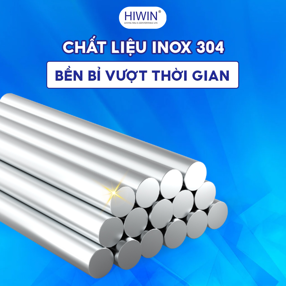 Bản lề HG-009 màu đen mờ điện di được sản xuất từ chất liệu inox 304