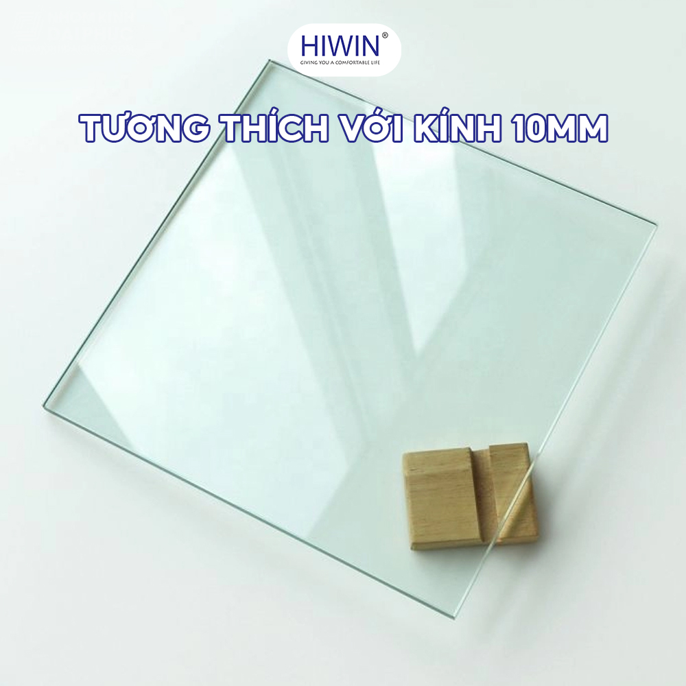 Sản phẩm được thiết kế tương thích với kính dày 10mm