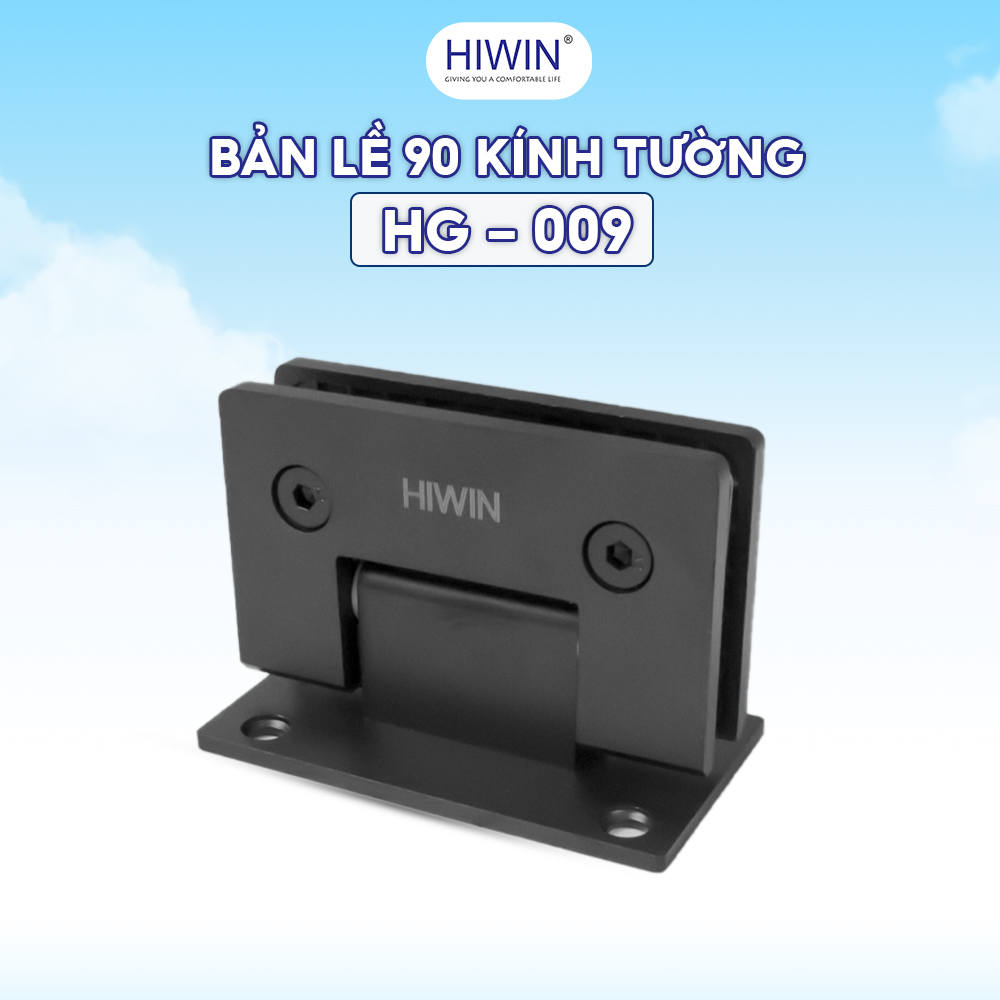 Bản lề HG-009 màu đen mờ điện di cabin tắm kính