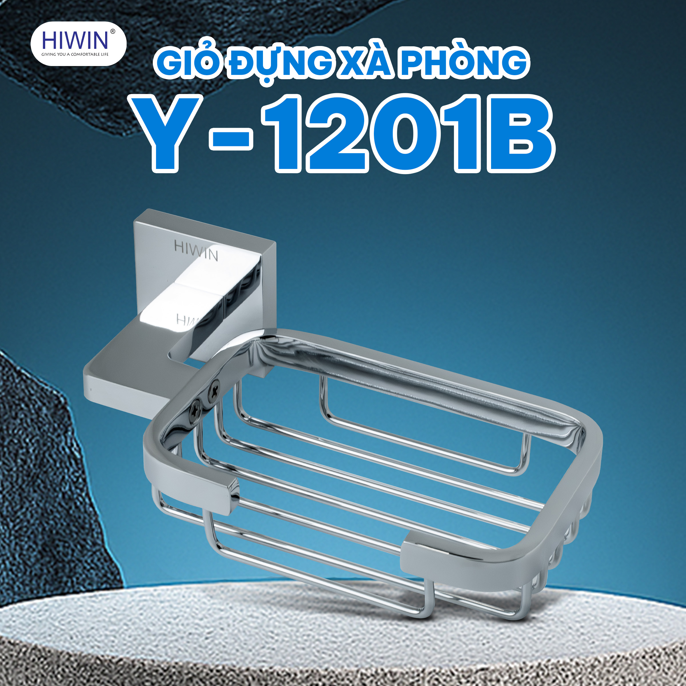 Thiết kế tổng quan của giá để xà phòng Hiwin Y-1201B