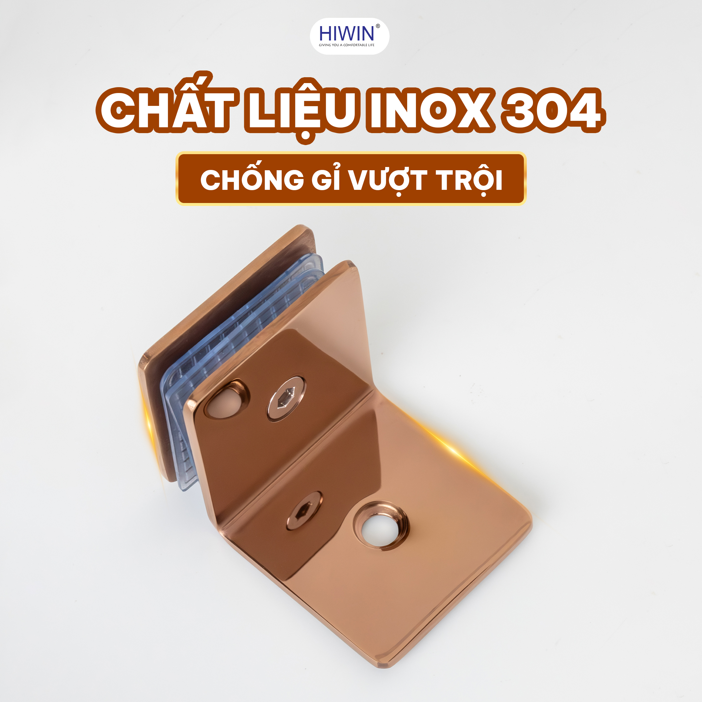 Chất liệu Inox 304 – bền bỉ và an toàn trong mọi điều kiện