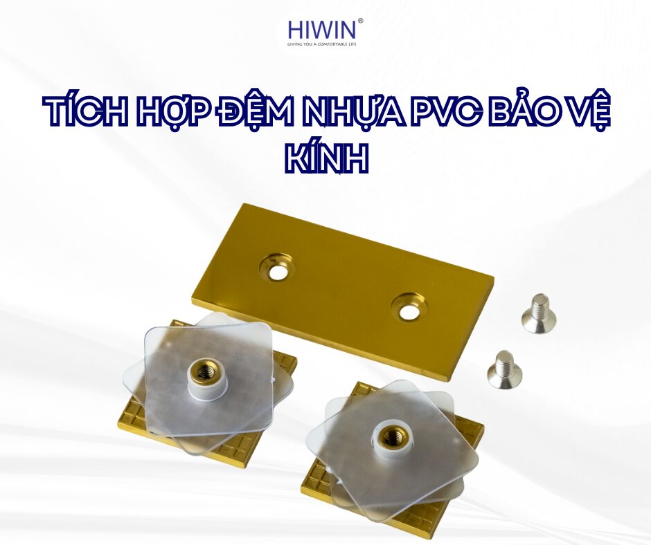 kẹp định vị 180 kính kính FC-2036 được tích hợp đệm nhựa PVC chất lượng cao