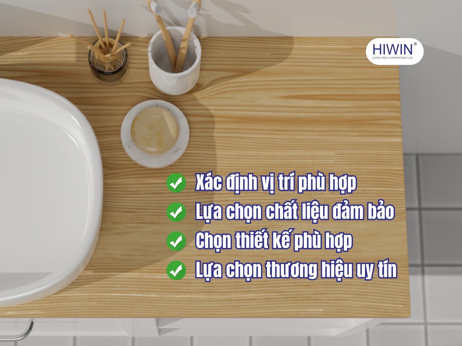 Chọn mua tủ lavabo nhựa giả gỗ dựa vào một số kinh nghiệm