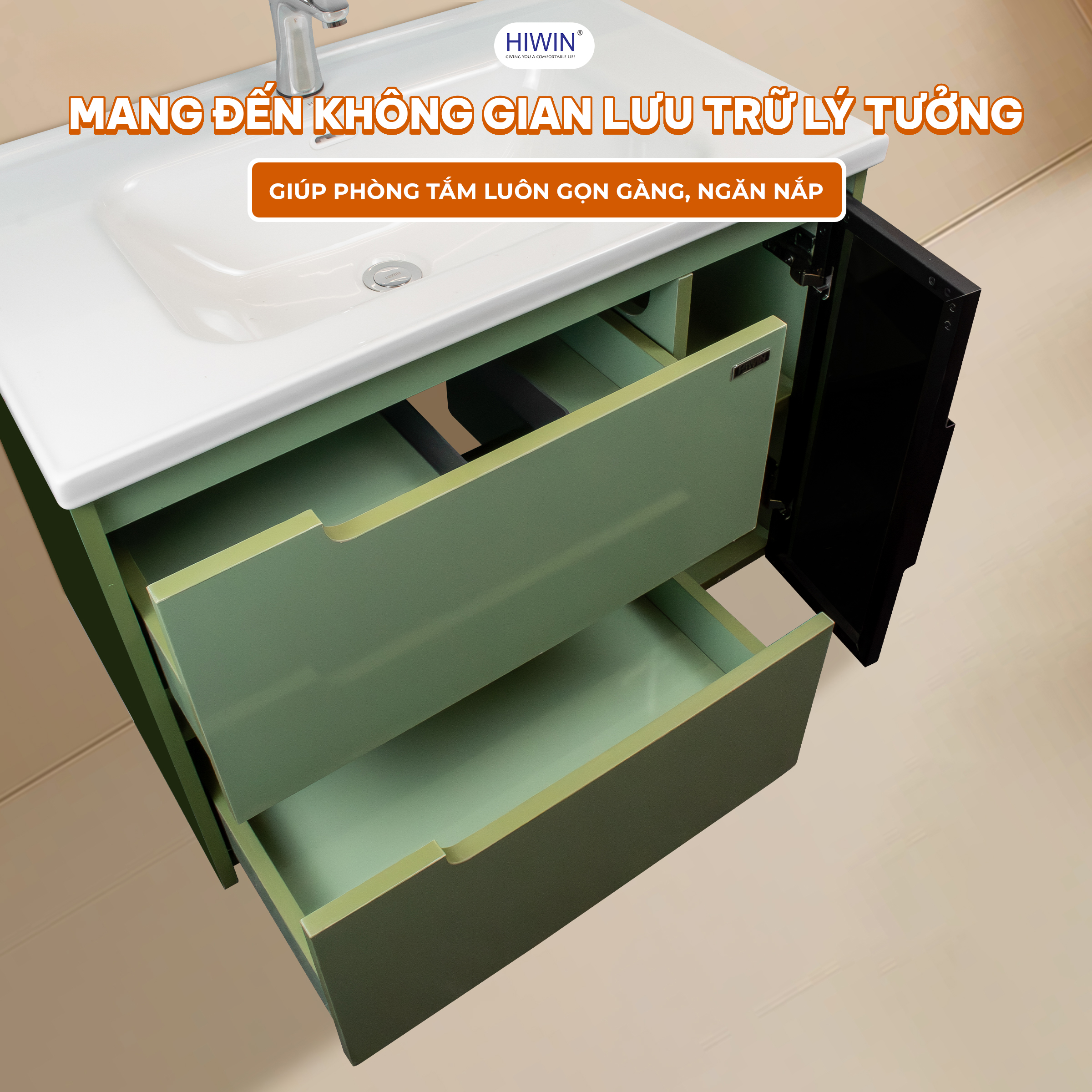Tủ chính Hiwin YP-1468 mang đến không gian lưu trữ lý tưởng