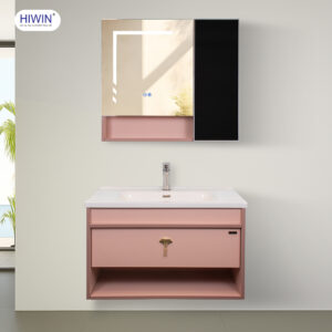 Bộ tủ lavabo nhà vệ sinh Hiwin YP-1479 nhựa pvc