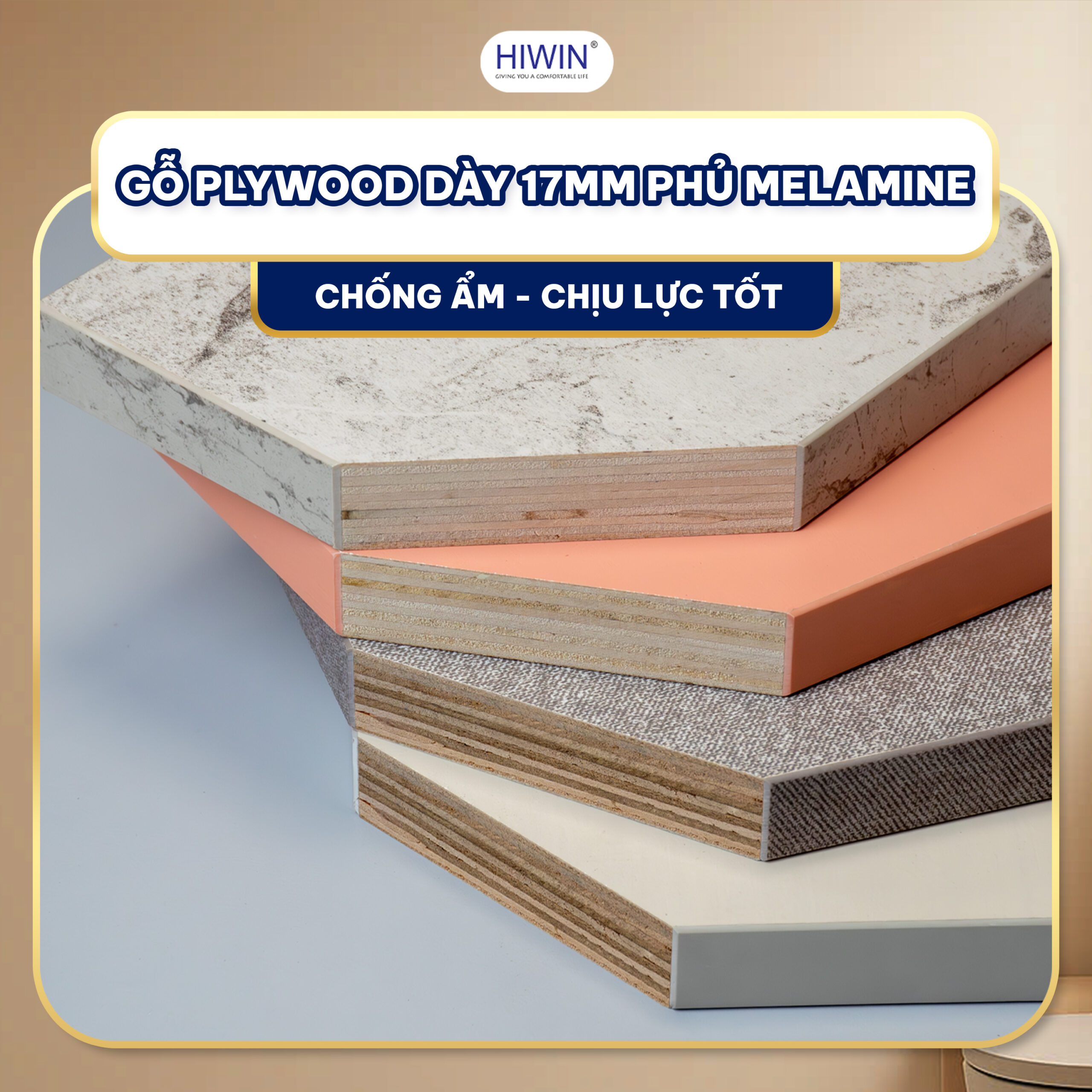Gỗ Plywood 11 lớp dày dặn chống cong vênh vượt trội