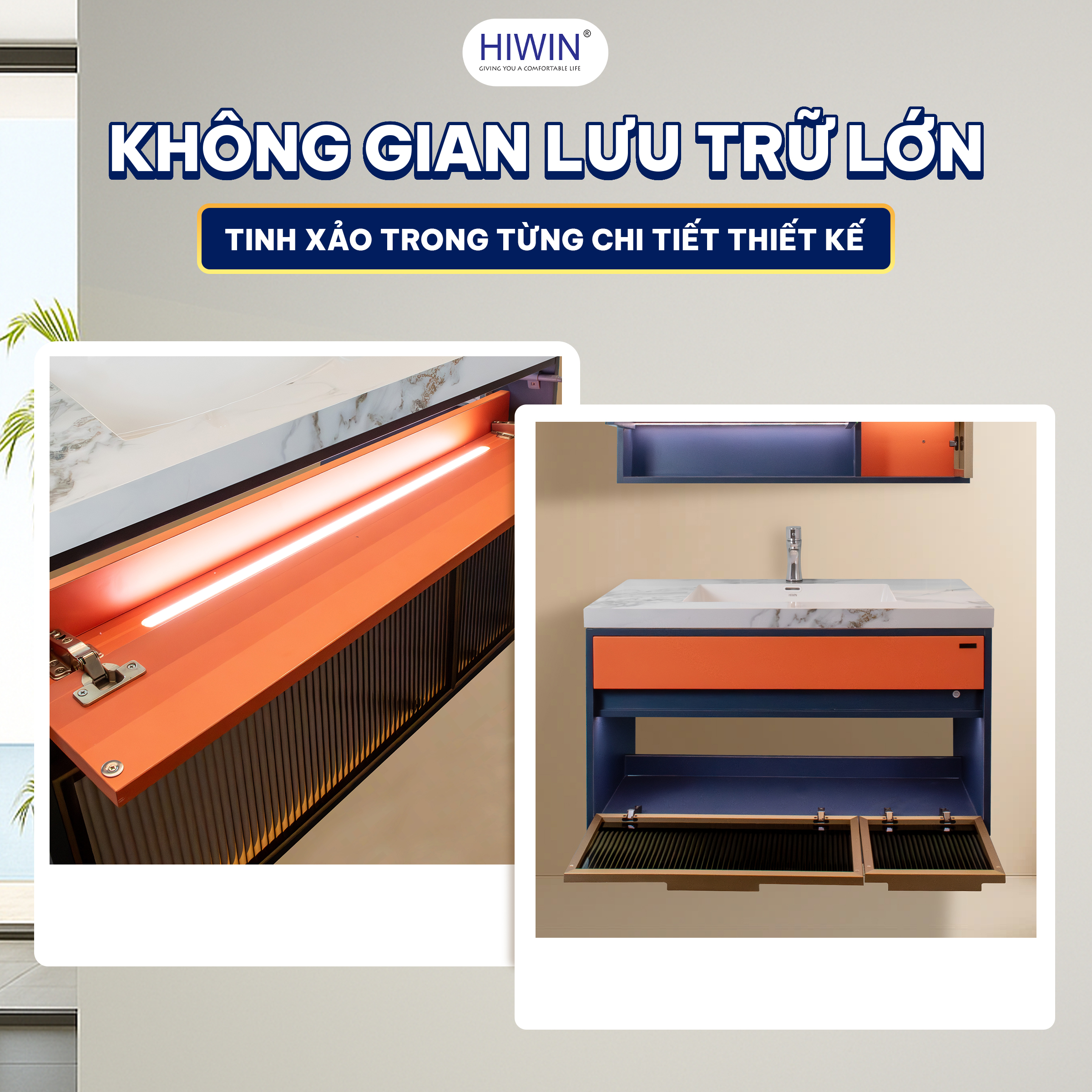 Tủ chính Hiwin YS-2613 nổi bật với khoang chứa rộng rãi