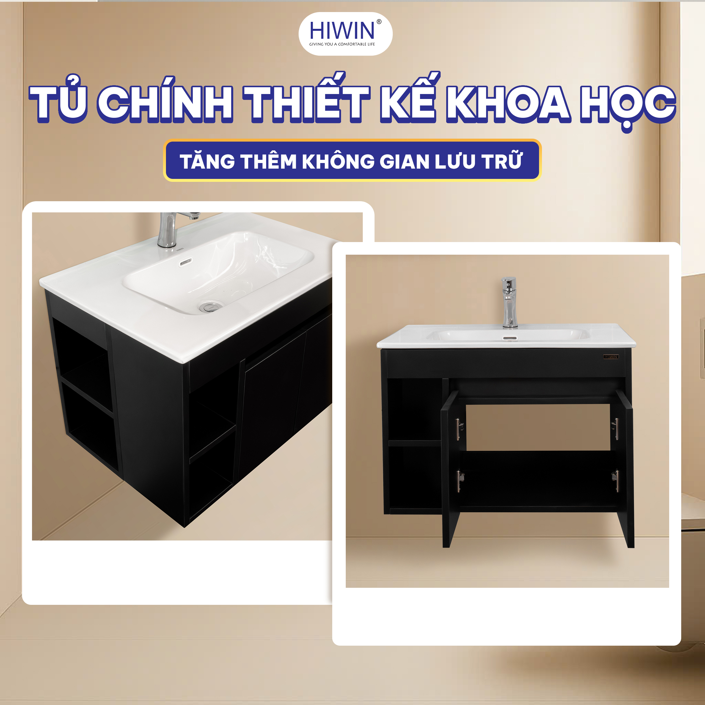 Tủ chính YS-2624 được thiết kế không gian lưu trữ một cách khoa học