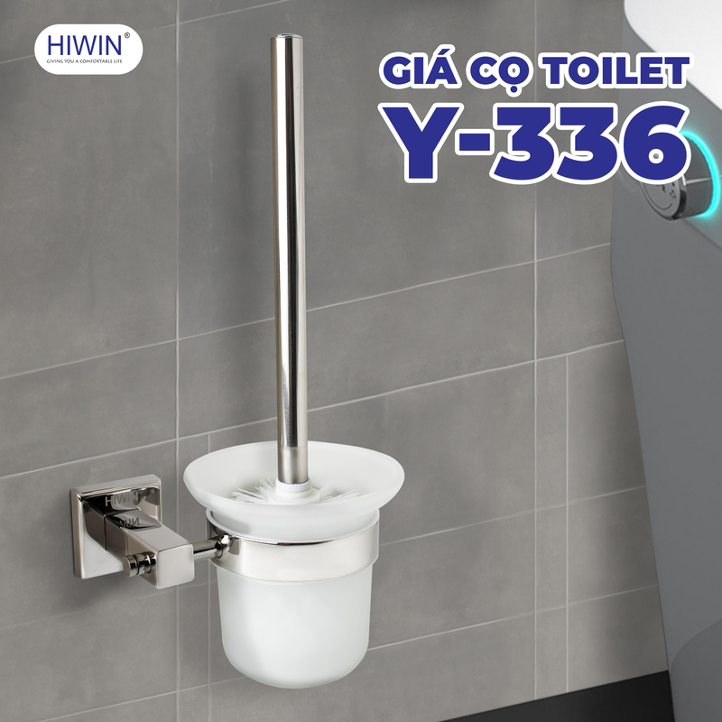 Bộ chổi cọ kệ đỡ toilet Hiwin Y-336 có thiết kế đầy tinh tế