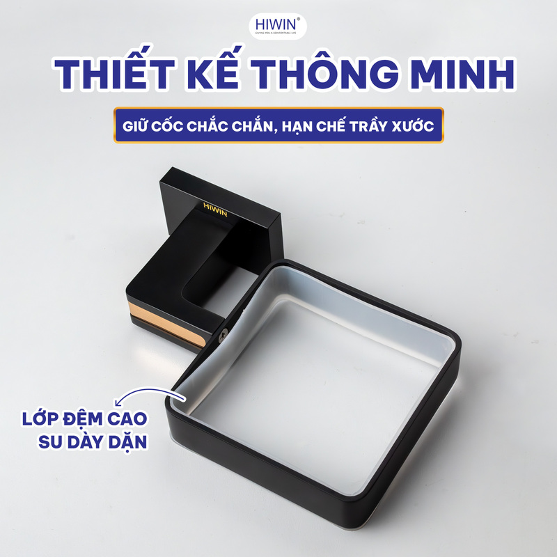 Bộ cọ toilet Hiwin Y-7607BL tiện dụng, dễ vệ sinh