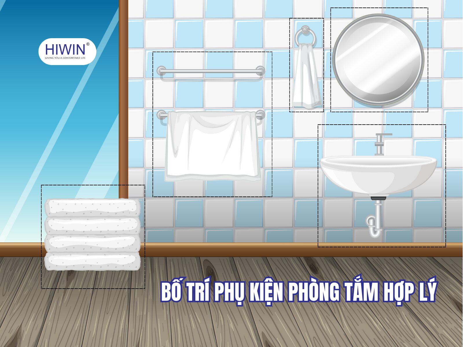 Bố trí phụ kiện phòng tắm phù hợp mang lại nhiều lợi ích khi sử dụng