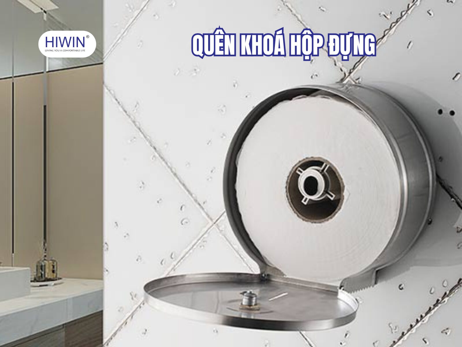Quên khoá hộp đựng sẽ khiến bụi bẩn dễ bám vào
