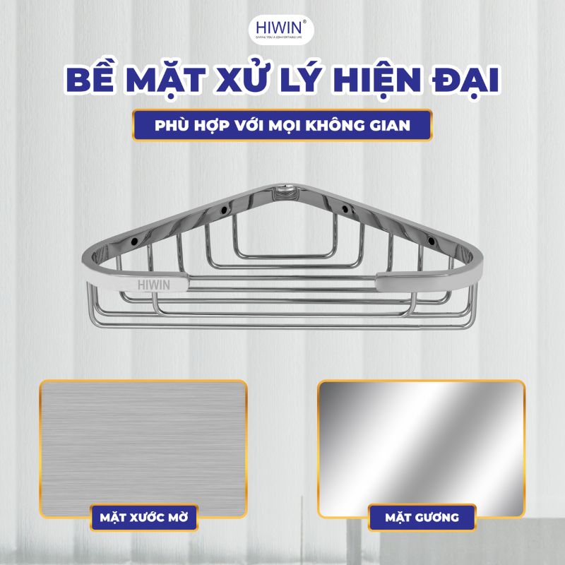 Bề mặt gương bóng và xước mờ tinh tế