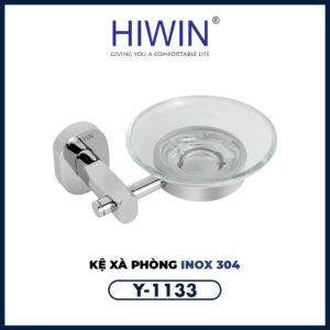 Giá để xà phòng rửa tay Hiwin Y-1133 mặt gương sang trọng