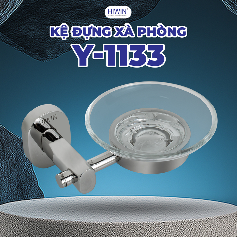 Giá để xà phòng rửa tay Hiwin Y-1133 nhỏ gọn, bền đẹp
