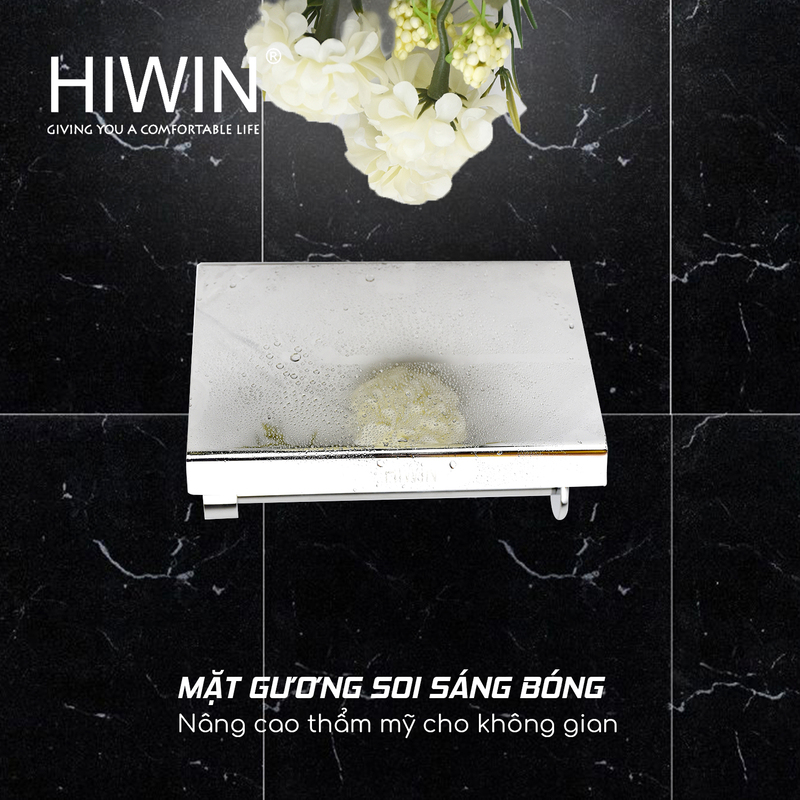 Lô giấy Inox 304 Hiwin Y-5009 bóng gương sang trọng