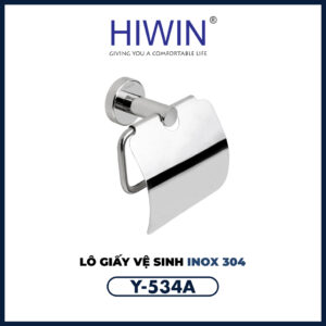 Lô giấy vệ sinh inox 304 Hiwin Y-534A phù hợp mọi không gian