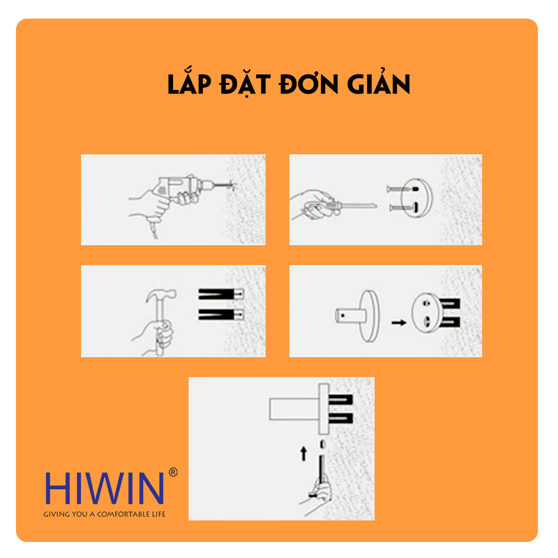 Lô giữ giấy Hiwin Y-1206 lắp đặt đơn giản