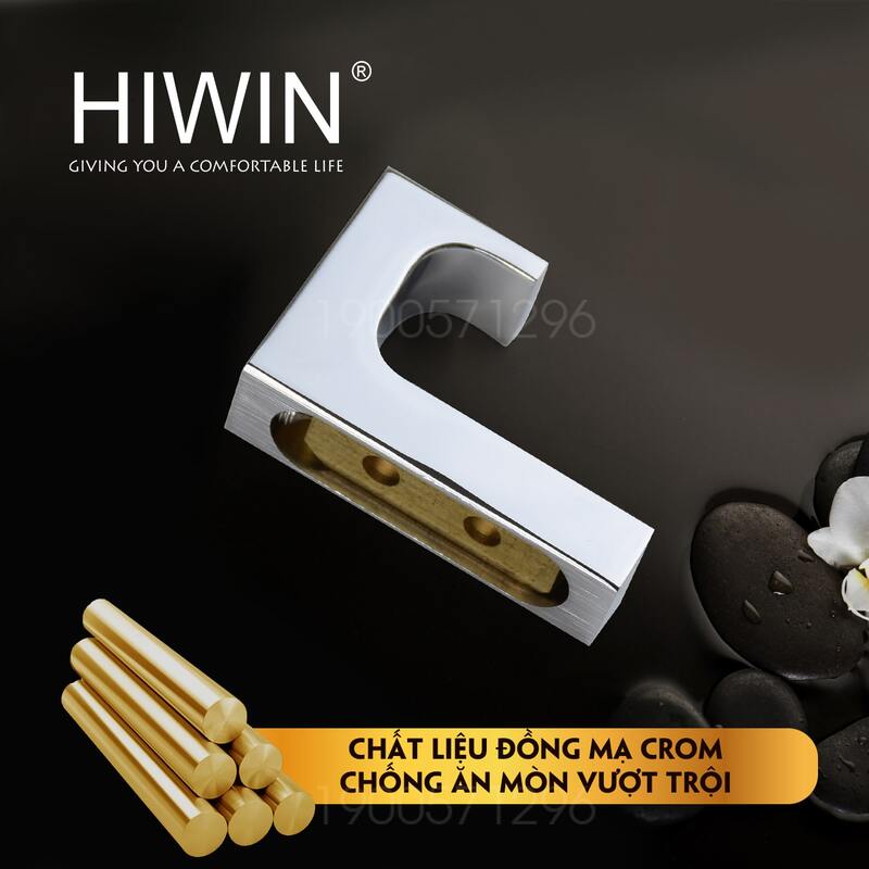 Móc treo đồ gắn tường Hiwin Y-3901C làm từ đồng cao cấp