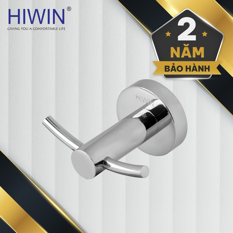 Móc treo quần áo inox Hiwin Y-530A có chính sách bảo hành 2 năm