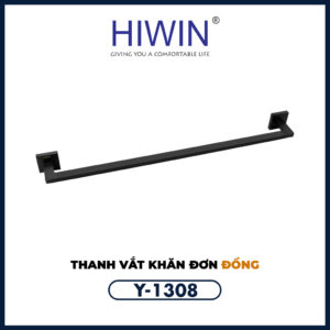 Thanh treo khăn phòng tắm Hiwin Y-1308 đồng bền đẹp