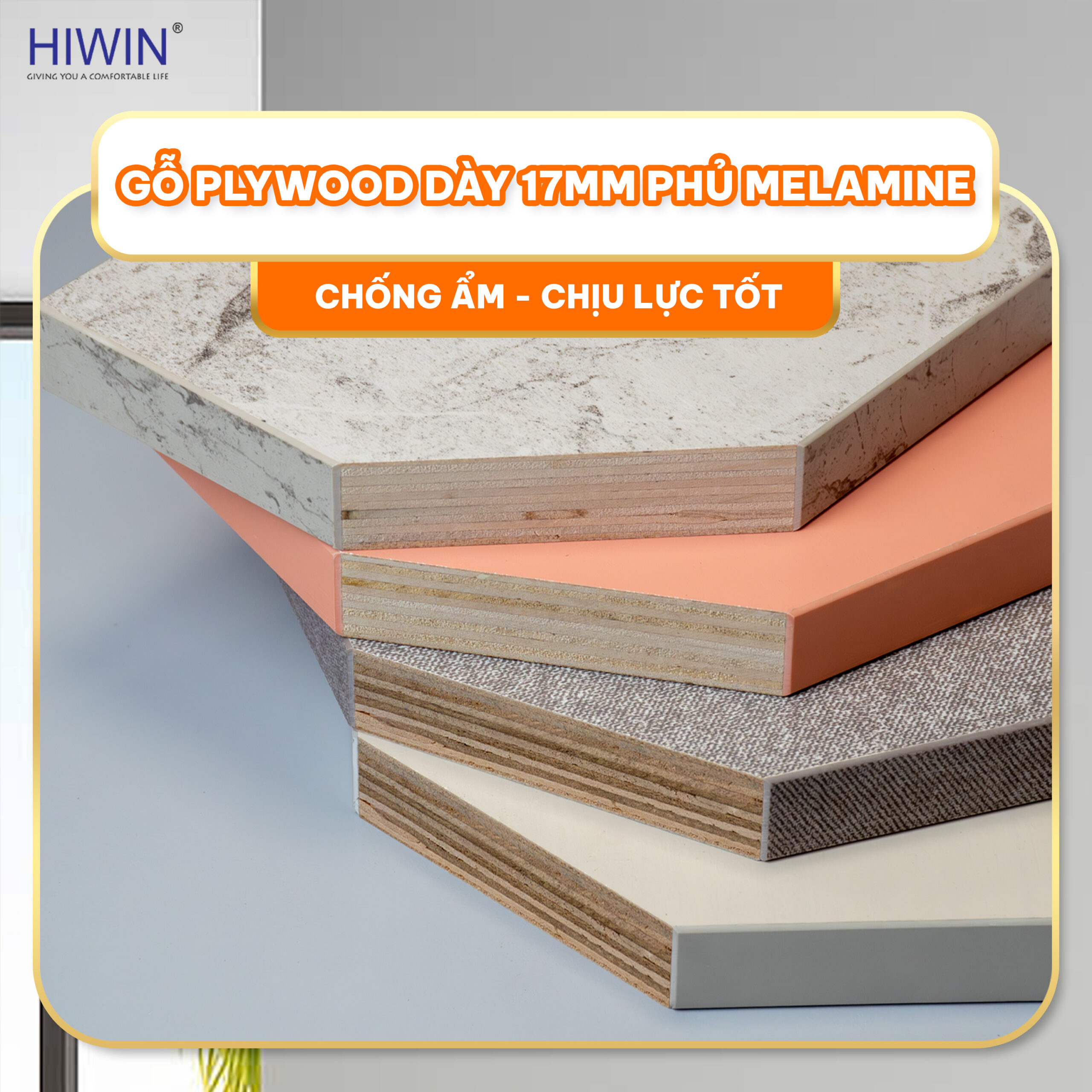 Hiwin YS-2632 được làm từ chất liệu chính là gỗ plywood dày 17mm