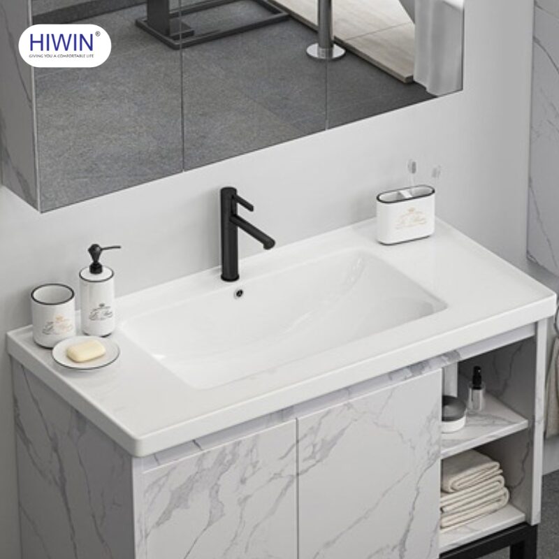 Lavabo âm bàn loại chậu được lắp đặt chìm bên dưới mặt bàn