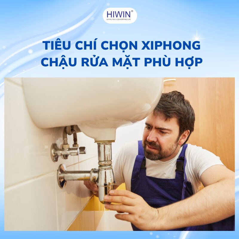 Lựa chọn đúng xiphong chậu rửa mặt phù hợp sẽ trámh rò gỉ nước